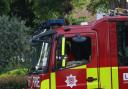 Lorry bursts into flames on busy A-road