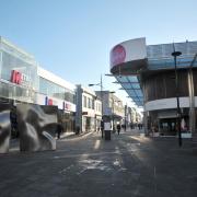 An empty Swindon town centre. Picture: DAVE COX
