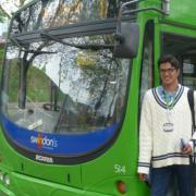 Sufiyan Belmour from Swindon wants to praise the town's bus drivers for being so supportive of his hobby