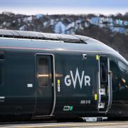 A GWR train in Bristol