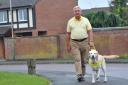 Alan Fletcher, pictured with guide dog Nutmeg, passionately believes that everybody is entitled to live in a safe urban environment