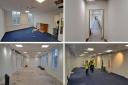 Work converting the upper storeys of the Civic Offices to gallery spaces