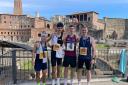 Swindon Harriers runners after Rome marathon