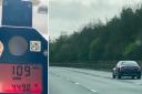 Police tracked the Mercedes travelling at over 100mph