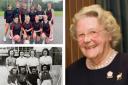 Doreen Wilcox and Pinehurst Netball Club teams past and present