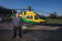 Wiltshire Air Ambulance volunteer Rob Faulkner at the charity’s current airbase in Devizes. Photo: Stephen McGrath at maddoggiraffe.com
