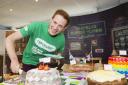The Great British Bake Off 2016 finalist Andrew Smyth was at npower in Swindon on Tuesday to launch the energy firm's fundraising efforts for this year's Macmillan coffee morning. Picture: DAVE COX.