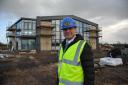 Kevin Reed, the head of operations of the Wiltshire Air Ambulance, at the new site