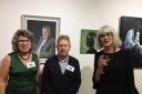 Linda Kasmaty, pictured left, with Friends of Swindon Museum & Art Gallery treasurer Paul Gregory and Coun Jane Milner Barry during an event at the gallery