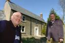 Coun Nick Martin, left, and Coun Steve Wakefield at Toothill Farm, which is used as a youth centre and is to be done up