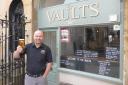 Malcolm Shipp outside the Vaults, which has celebrated its first birthday