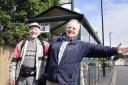 Clitheroe Bus Buddies Vincent O'Brian and Brian Holden are off to Skipton for the day
