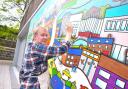 After being asked by Artsite to head the Theatre Square mural project, Billy Beaumont saw an ideal opportunity for community participation