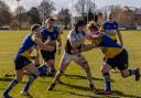 Action from Devizes’ Southern Counties South win over Swindon last season 			           Photo: Devizes RFC