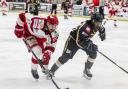 Action between Swindon Wildcats and Bristol Pitbulls at the Link Centre earlier in the sesaon                                      Photo: KLM Photography