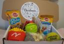 Mystery box: Each hamper comes equipped with a variety of toys and treats from your four-legged friends.
