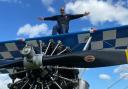 Brandon will be taking part in a sponsored wing walk in aid of Wiltshire Air Ambulance.