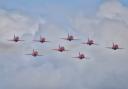 The Red Arrows will again fly through the skies above Wiltshire today