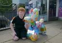 Ryan Hall, 11, was the first to find all 72 Swindogs on the Big Dog Art Trail in Swindon