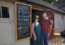 The team at the Stanton Country Park kiosk (Stephie Fielden and her father Gideon).