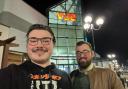 Ed and flatmate Julian visited the new Vue cinema on opening night.