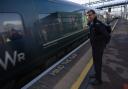 Prime Minister Rishi Sunak took a Great Western Rail train to Swindon today