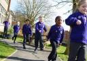 Goddard Park Primary School pupils get to skip around the grounds of the school for exercise.