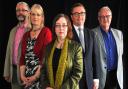 The South Swindon candidates:  Damon Hooton, Anne Snelgrove, Talis Kimberley-Fairbourn, Robert Buckland and John Short