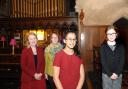 Swindon Music Festival. Christ Church, Old Town. Pictured Nicola Hoar, Claire Beaton, Mrunal Mane and Enid Henderson..13/03/16 Thomas Kelsey.