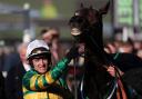 Barry Geraghty celebrates victory in the Unibet Champion Hurdle aboard Buveur D’Air