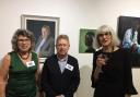 Linda Kasmaty, pictured left, with Friends of Swindon Museum & Art Gallery treasurer Paul Gregory and Coun Jane Milner Barry during an event at the gallery
