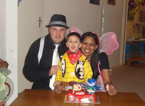 Dr Sarah Ramruttun-Mulcock 30th Birthday and her son Lucian Darsun 3rd Birthday celebrated on 31st October with a Fancy Dress theme.