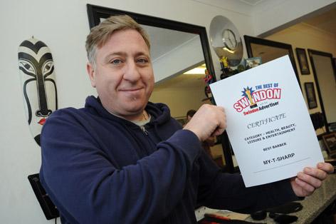 The Best Of Swindon Advertiser Awards - Barber, MY-T-Sharp