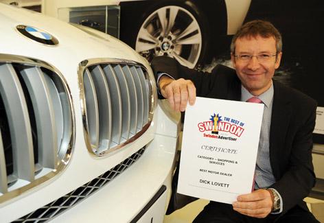 The Best Of Swindon Advertiser Awards - Motor Dealer, Dick Lovett