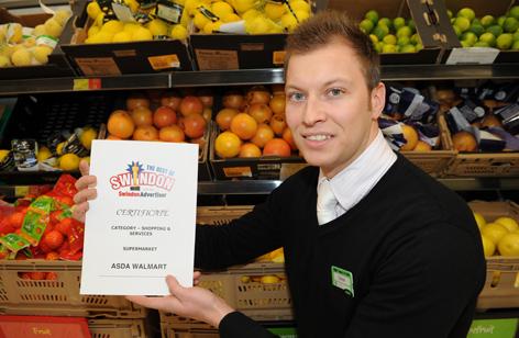 The Best Of Swindon Advertiser Awards - Supermarket, Asda Walmart