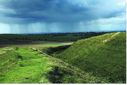 Swindon Advertiser's readers get snap happy when they are out and about.
Barbury Castle with an approaching rain shower
Picture: David Fletcher