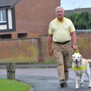Alan Fletcher, pictured with guide dog Nutmeg, passionately believes that everybody is entitled to live in a safe urban environment