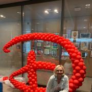 Aga Gabrysiak is one of only a handful of officially certified balloon artists in Wiltshire, and has created displays for everything from private family gatherings to major public events