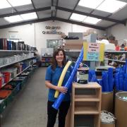 Olivia McCann has been with Swindon Children’s Scrapstore since 2001 and has steered the organisation through a great expansion of its services