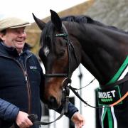 Nicky henderson with altior on monday morning