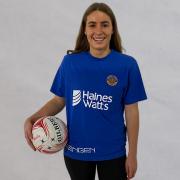 Swindon’s Kirsty Harris made her first start for Netball Superleague table-toppers Team Bath in a 45-32 victory over Severn Storm last week		               Photo: Team Bath Netball