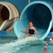 The Domebusters slides at the Oasis Leisure Centre