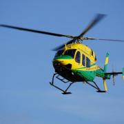 Wiltshire Air Ambulance was called to Royal Wootton Bassett on Wednesday