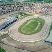 An aerial shot of Swindon Robins’ former home - The Abbey Stadium - in Blunsdon 				Photo: Jonny Witters