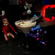 The Kop Candy Cane cocktail is one of three Christmas cocktails on offer at the Swindon bar.