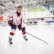 10-year-old Myron Levadna who has found his feet on the ice in Swindon's Link Centre after his hometown Ukrainian ice rink was hit by Russian missiles