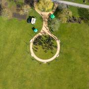 The new Blossom Circle in GWR Park which will be the venue for many events during this year's Swindon Blossom Circle