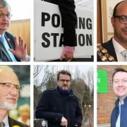 Clockwise from top left, David Renard, Junab Ali, Dale Heenan, Chris Watts and Stan Pajak are all on the ballot paper at this year's Swindon local elections