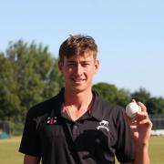 Wiltshire bowler Josh Croom after his five-for against Staffordshire