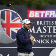 Wiltshire's Jordan Smith looks concerned following a tee shot at the 2023 British Masters
